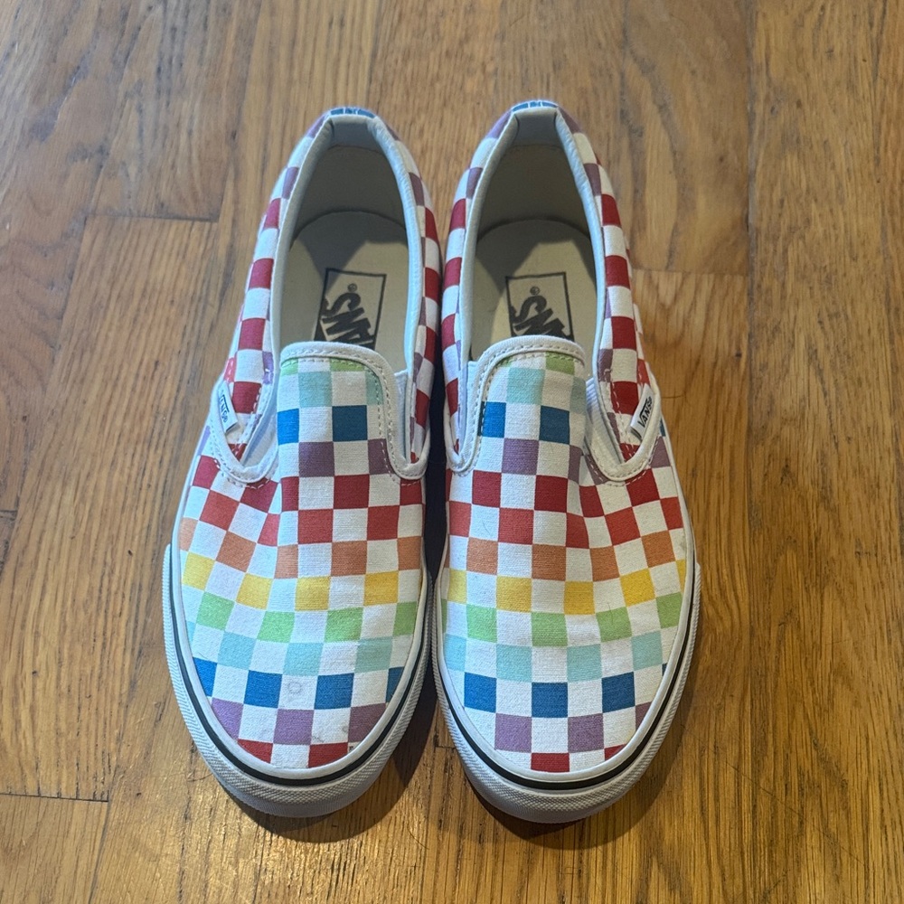 Vans - rainbow checkered - women’s or men’s
